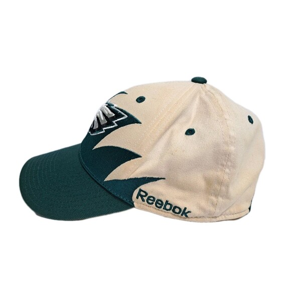 Philadelphia Eagles Sharktooth Retro Vintage Reebok Hat Cap Fitted Small/Medium - Picture 3 of 8